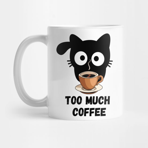 Frazzled Cat with Coffee Mug by TammyWinandArt